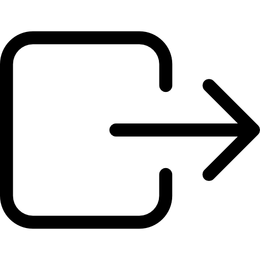 Ícone de sair